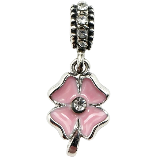 Pink Flower Charm