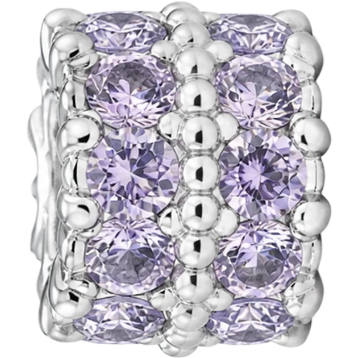 Purple Pave Spacer