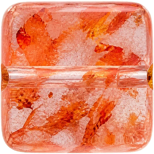 Red Garden Quartz Cube