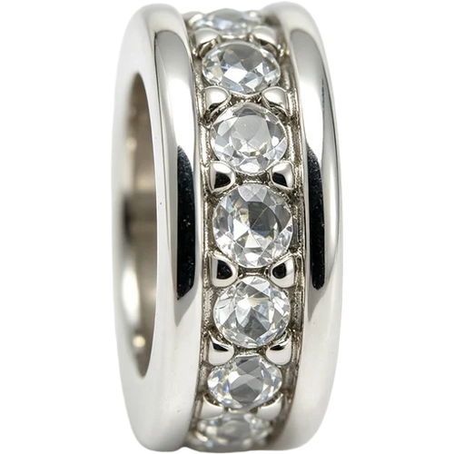 Silver Crystal Channel Spacer