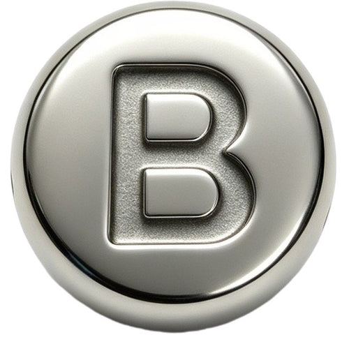Silver Letter B Spacer