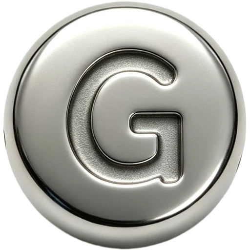 Silver Letter G Spacer