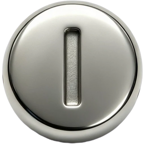 Silver Letter I Spacer