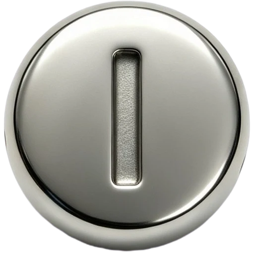 Silver Letter I Spacer