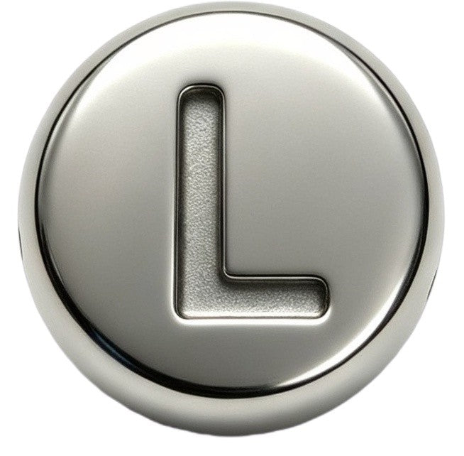 Silver Letter L Spacer