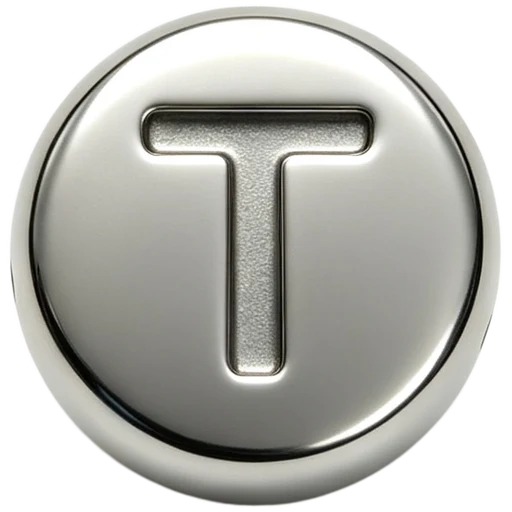 Silver Letter T Spacer