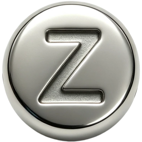 Silver Letter Z Spacer