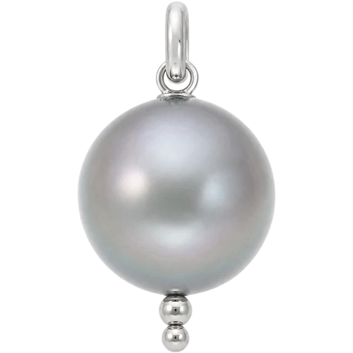 Silver Pearl Charm