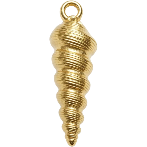 Spiral Shell Charm