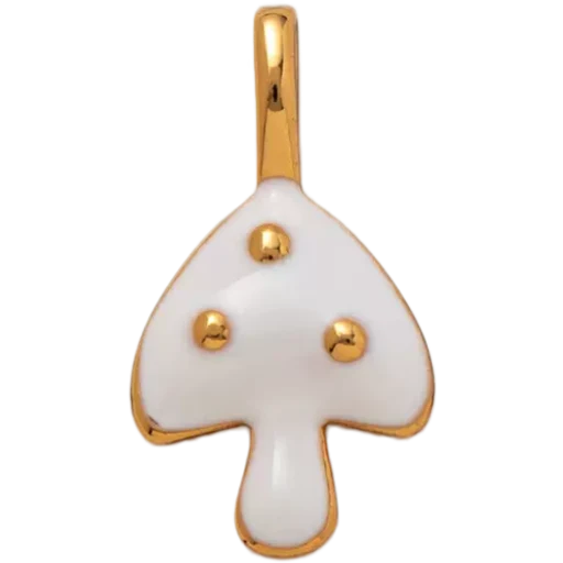 White Mushroom Charm